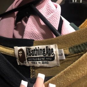 A Bathing Ape T-Shirt, runs small.